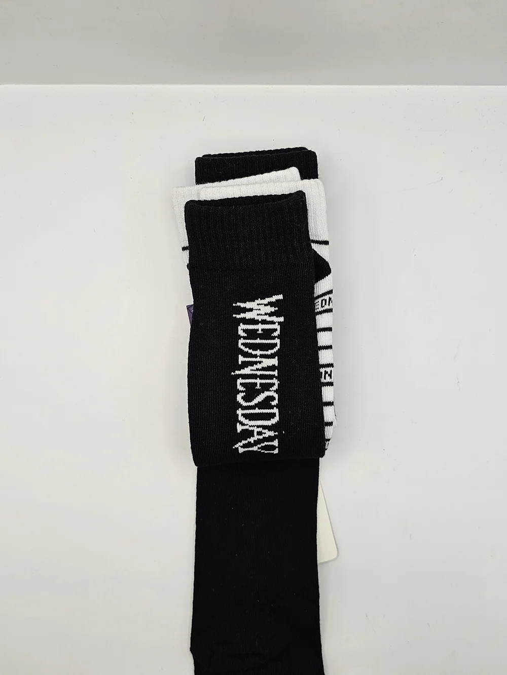Wednesday Addams x Primark Trainer Socks, Sz Large, 3 Pairs, new with tags